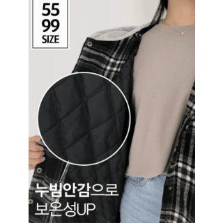 Couple Padded Check Shirt One Size