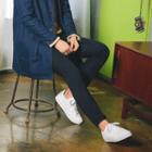 Pocket-side Slim-fit Tapered Pants