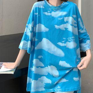 Short-sleeve Tie-dyed Oversize T-shirt