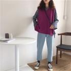 Long-sleeve T-shirt / Knit Vest / Jeans