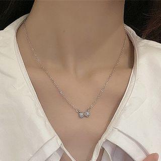 Bow Choker Necklace Necklace - One Size