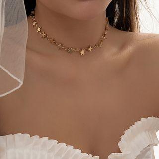 Star Necklace C2132 - Gold - One Size