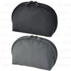 Muji - Nylon Round Pouch With Wide Opening - 2 Types