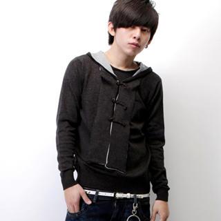 Hooded Knit Jacket