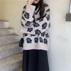 Leaf Sweater / Midi A-line Skirt