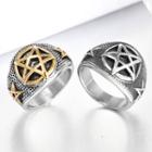 Stainless Steel Star Ring