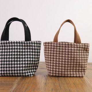 Houndstooth Mini Tote Bag