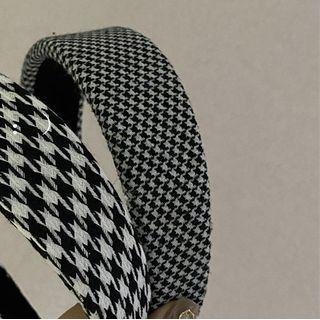 Houndstooth Wide Headband