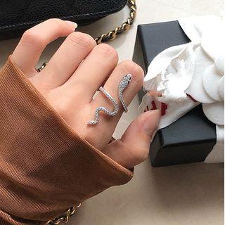 Snake Alloy Open Ring Ring - One Size