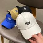 Numerical Embroidered Baseball Cap