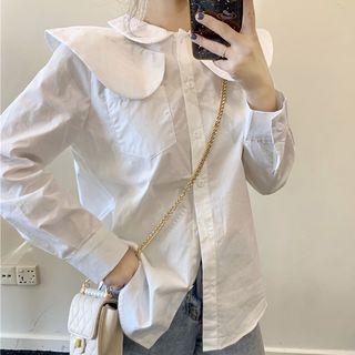 Ruffle Collared Shirt
