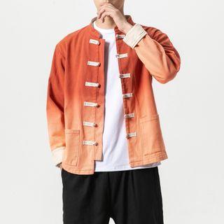 Gradient Frog-button Jacket