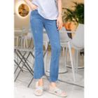 Plus Size - Waist-band Fray-hem Boot-cut Jeans