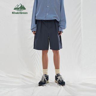 Unisex Pleated Dress Shorts