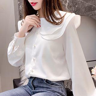 Double Peter Pan Collar Blouse