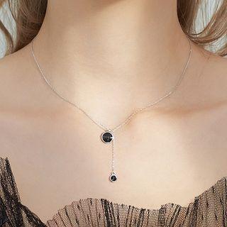 925 Sterling Silver Pendant Y Necklace As Shown In Figure - One Size