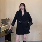 Buckled Oversized Blazer
