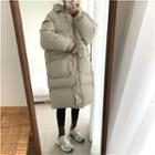 Loose-fit Hooded Puffer Coat
