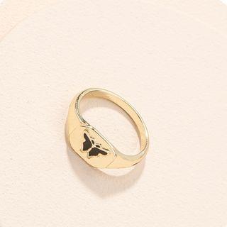 Butterfly Alloy Ring Gold - 8