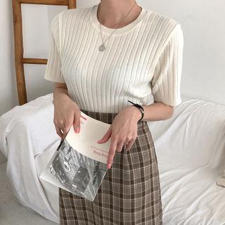 Lightweight Rib-knit Top In 12 Colors