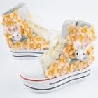 Platform Flower Sneakers