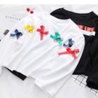 Bow Accent Long-sleeve T-shirt