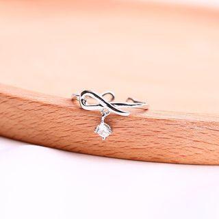 Twist Ring Silver Plating - One Size
