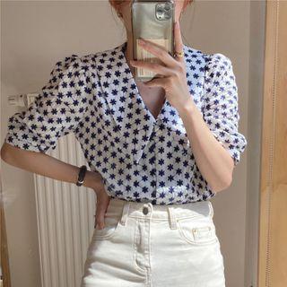 All Over Embroidery Shirt
