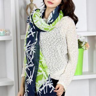 Snowflake Printed Scarf