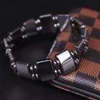 Magnetic Alloy Bracelet Black - One Size