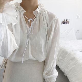 Tie Front Blouse