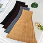 A-line Knitted Skirt