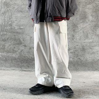 Plain Side Pocket Cargo Pants