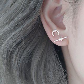 925 Sterling Silver Non-matching Earring