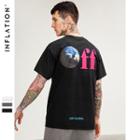 Earth-print T-shirt