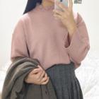 Pointelle Collar Sweater