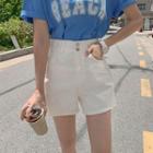 High-waist Two Button Shorts