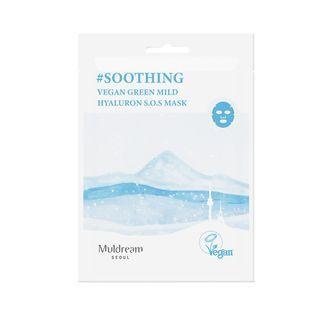 Muldream - Vegan Green Mild Hyaluron S.o.s Mask 25ml X 1 Pc
