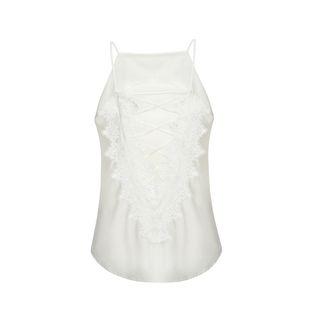 Strappy Lace Panel Top