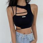 Strappy Crop Tank Top