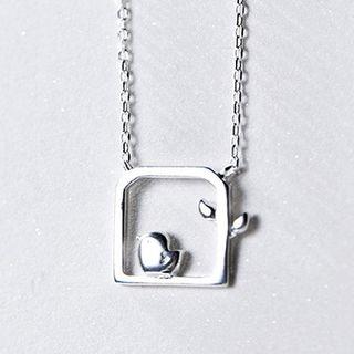 925 Sterling Silver Bird Pendant Necklace