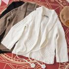 Tie Front Accordion Cardigan
