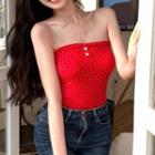 Strapless Top Red - One Size