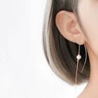 Beaded Earring 1 Pair - Rose Gold - One Size