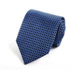 Dotted Silk Neck Tie (8cm) Blue - One Size