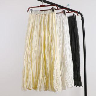 Draped Midi Skirt