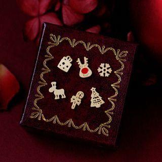 Set Of 6: Christmas Earring