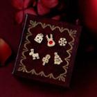 Set Of 6: Christmas Earring
