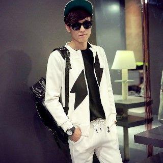 Long-sleeve Zipped Panel Jacket
