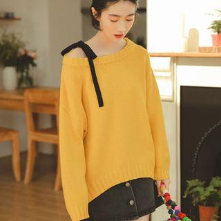 Ribbon Accent Sweater